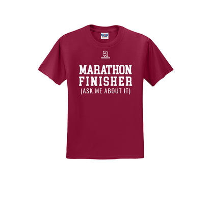 MARATHON FINISHER (White) - Short Sleeve 50/50 Tee