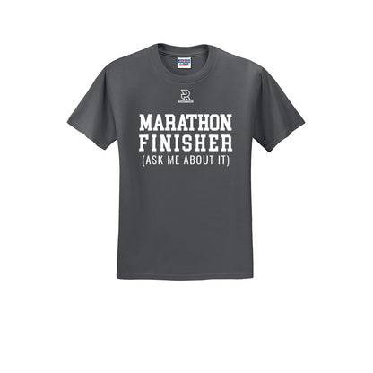 MARATHON FINISHER (White) - Short Sleeve 50/50 Tee