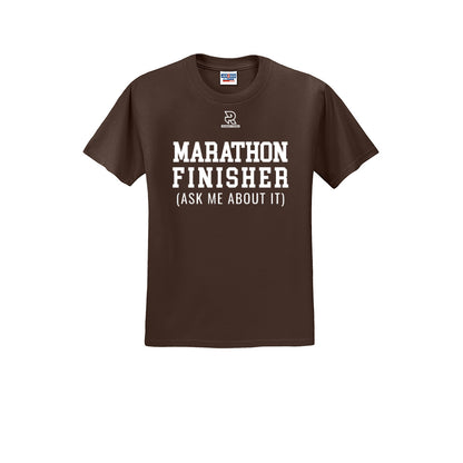MARATHON FINISHER (White) - Short Sleeve 50/50 Tee