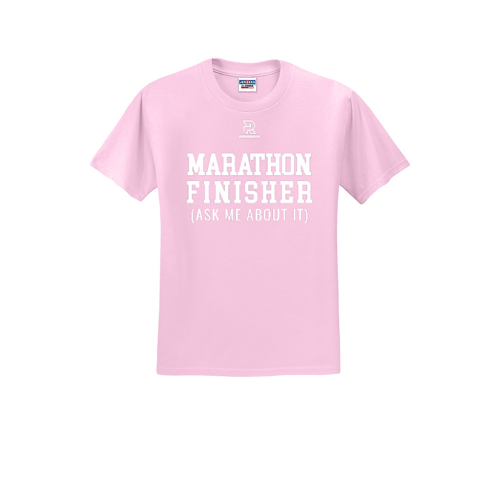 MARATHON FINISHER (White) - Short Sleeve 50/50 Tee