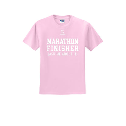 MARATHON FINISHER (White) - Short Sleeve 50/50 Tee