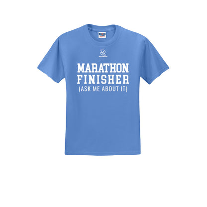 MARATHON FINISHER (White) - Short Sleeve 50/50 Tee