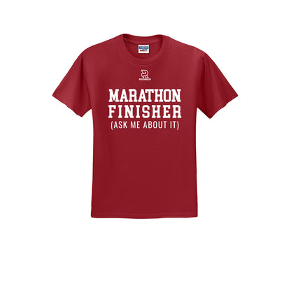 MARATHON FINISHER (White) - Short Sleeve 50/50 Tee