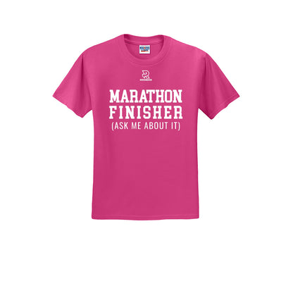 MARATHON FINISHER (White) - Short Sleeve 50/50 Tee