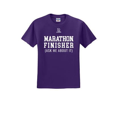 MARATHON FINISHER (White) - Short Sleeve 50/50 Tee