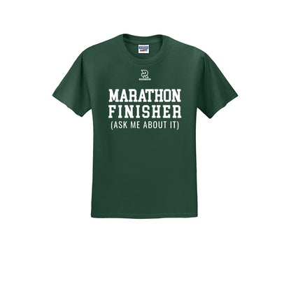 MARATHON FINISHER (White) - Short Sleeve 50/50 Tee