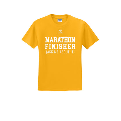 MARATHON FINISHER (White) - Short Sleeve 50/50 Tee