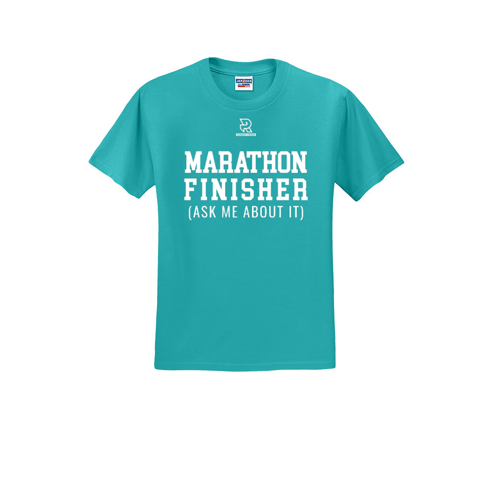 MARATHON FINISHER (White) - Short Sleeve 50/50 Tee