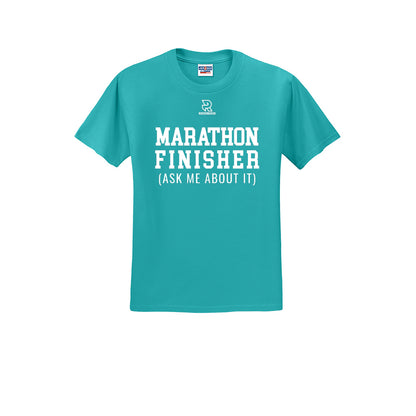 MARATHON FINISHER (White) - Short Sleeve 50/50 Tee