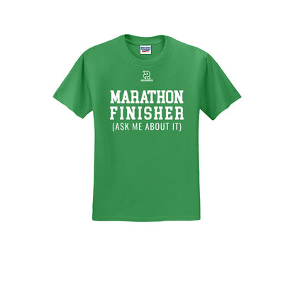 MARATHON FINISHER (White) - Short Sleeve 50/50 Tee