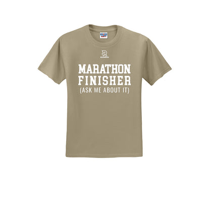 MARATHON FINISHER (White) - Short Sleeve 50/50 Tee