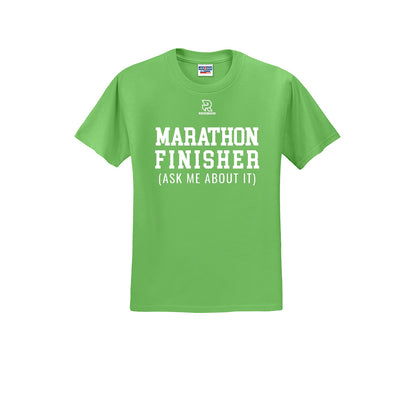 MARATHON FINISHER (White) - Short Sleeve 50/50 Tee