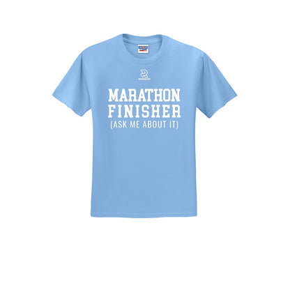 MARATHON FINISHER (White) - Short Sleeve 50/50 Tee