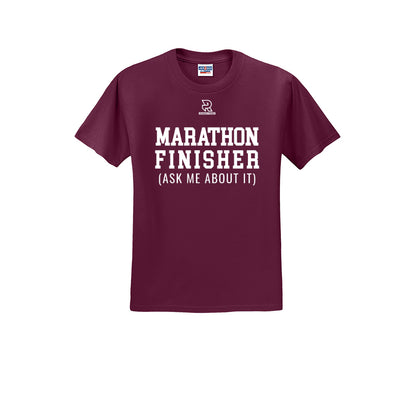 MARATHON FINISHER (White) - Short Sleeve 50/50 Tee