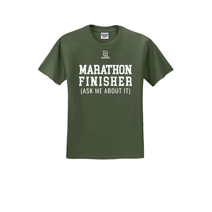 MARATHON FINISHER (White) - Short Sleeve 50/50 Tee