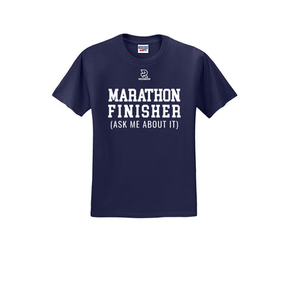 MARATHON FINISHER (White) - Short Sleeve 50/50 Tee