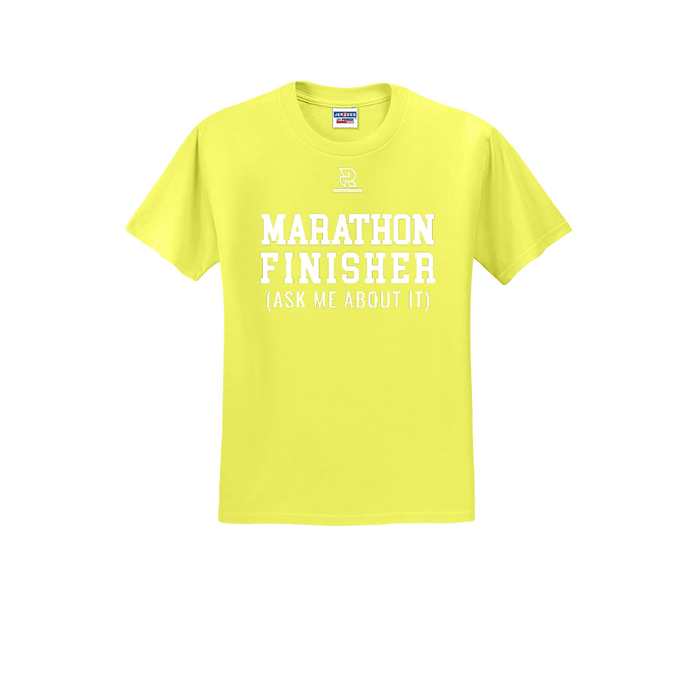MARATHON FINISHER (White) - Short Sleeve 50/50 Tee