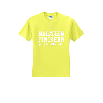 MARATHON FINISHER (White) - Short Sleeve 50/50 Tee
