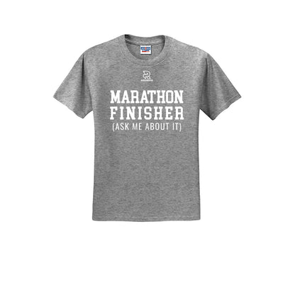 MARATHON FINISHER (White) - Short Sleeve 50/50 Tee