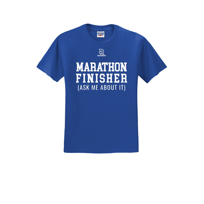 MARATHON FINISHER (White) - Short Sleeve 50/50 Tee
