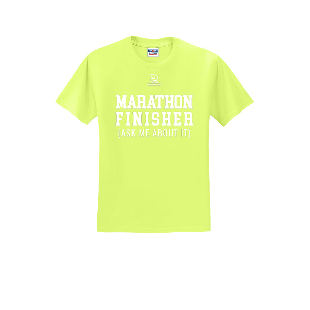 MARATHON FINISHER (White) - Short Sleeve 50/50 Tee