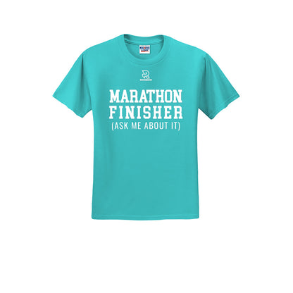 MARATHON FINISHER (White) - Short Sleeve 50/50 Tee