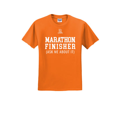 MARATHON FINISHER (White) - Short Sleeve 50/50 Tee