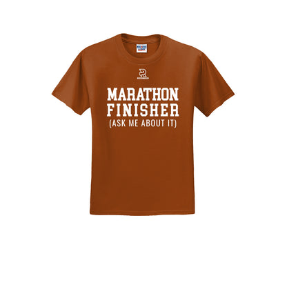 MARATHON FINISHER (White) - Short Sleeve 50/50 Tee