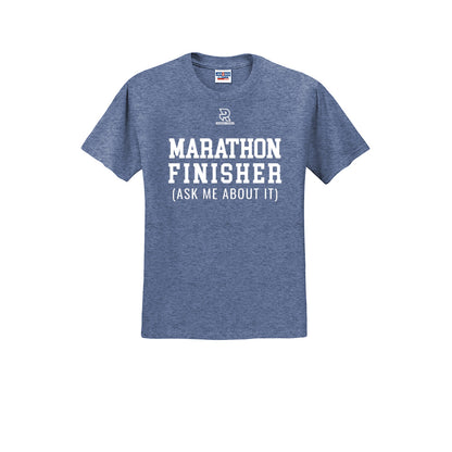 MARATHON FINISHER (White) - Short Sleeve 50/50 Tee