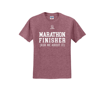 MARATHON FINISHER (White) - Short Sleeve 50/50 Tee