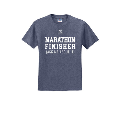 MARATHON FINISHER (White) - Short Sleeve 50/50 Tee