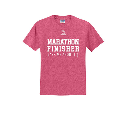 MARATHON FINISHER (White) - Short Sleeve 50/50 Tee