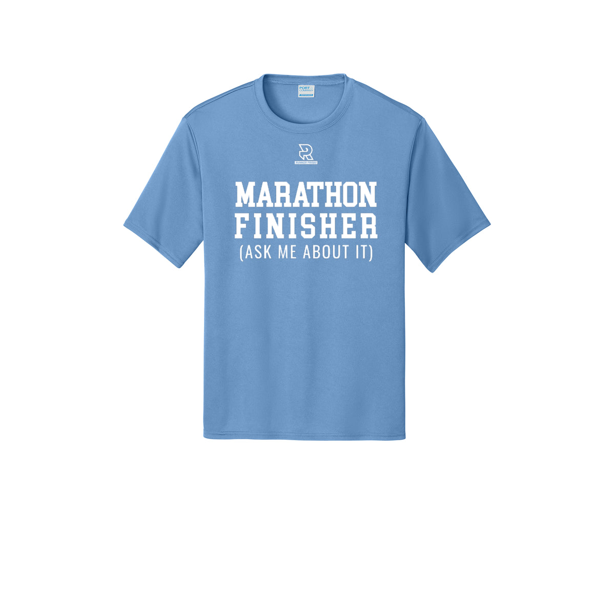 MARATHON FINISHER (White) - Short Sleeve Performance Tee