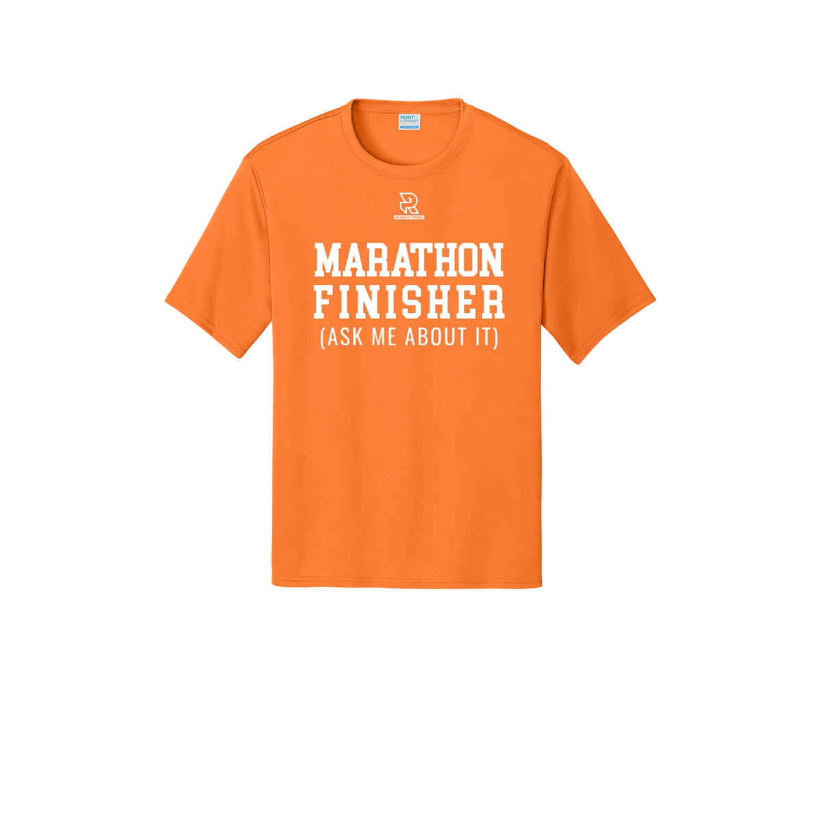 MARATHON FINISHER (White) - Short Sleeve Performance Tee