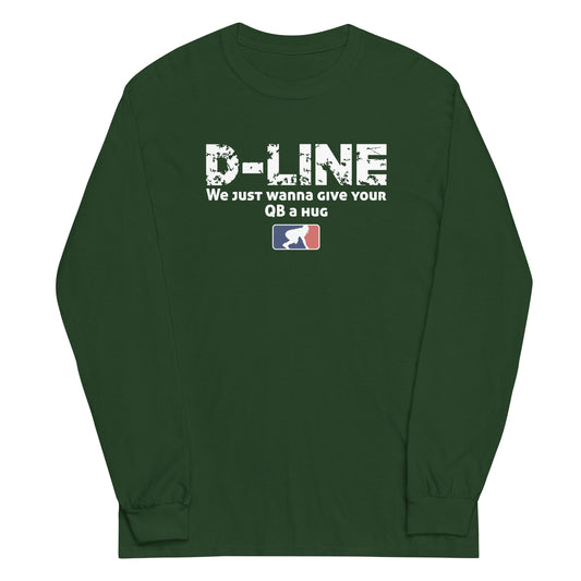 D-LINE QB HUGS - Long Sleeve T-Shirt