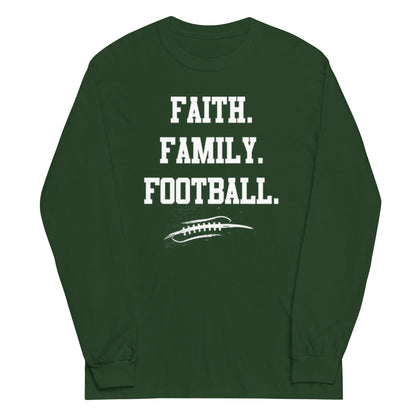 FAITH FAMILY FOOTBALL - Tall Long Sleeve T-Shirt