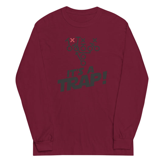ITS A TRAP! (Black) - Tall Long Sleeve T-Shirt