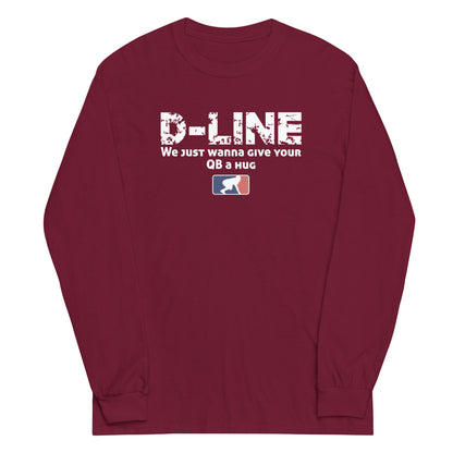 D-LINE QB HUGS - Long Sleeve T-Shirt