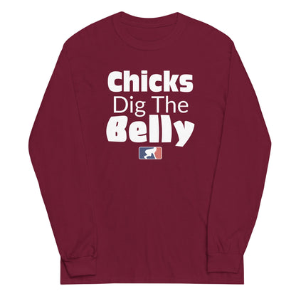 CHICK DIG THE BELLY - Tall Long Sleeve T-Shirt