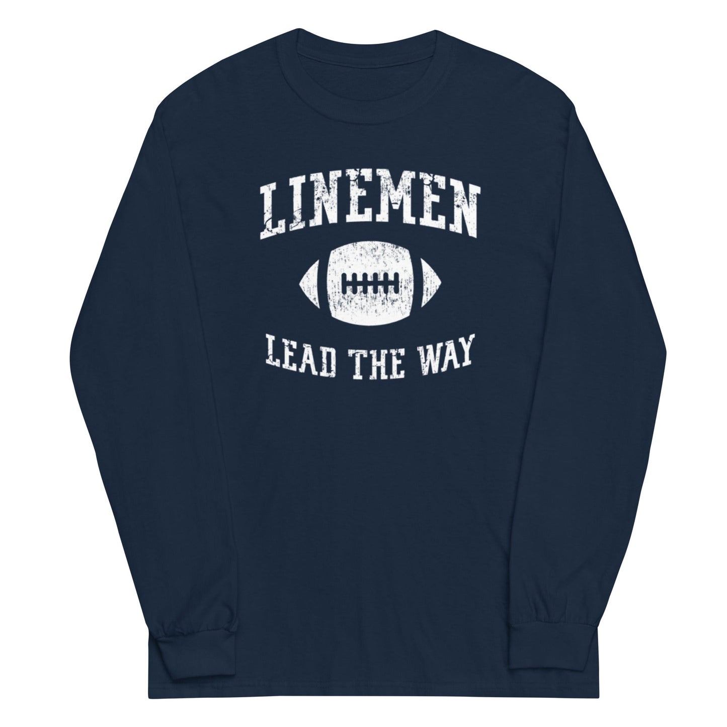 LINEMEN LEAD THE WAY - Tall Long Sleeve T-Shirt