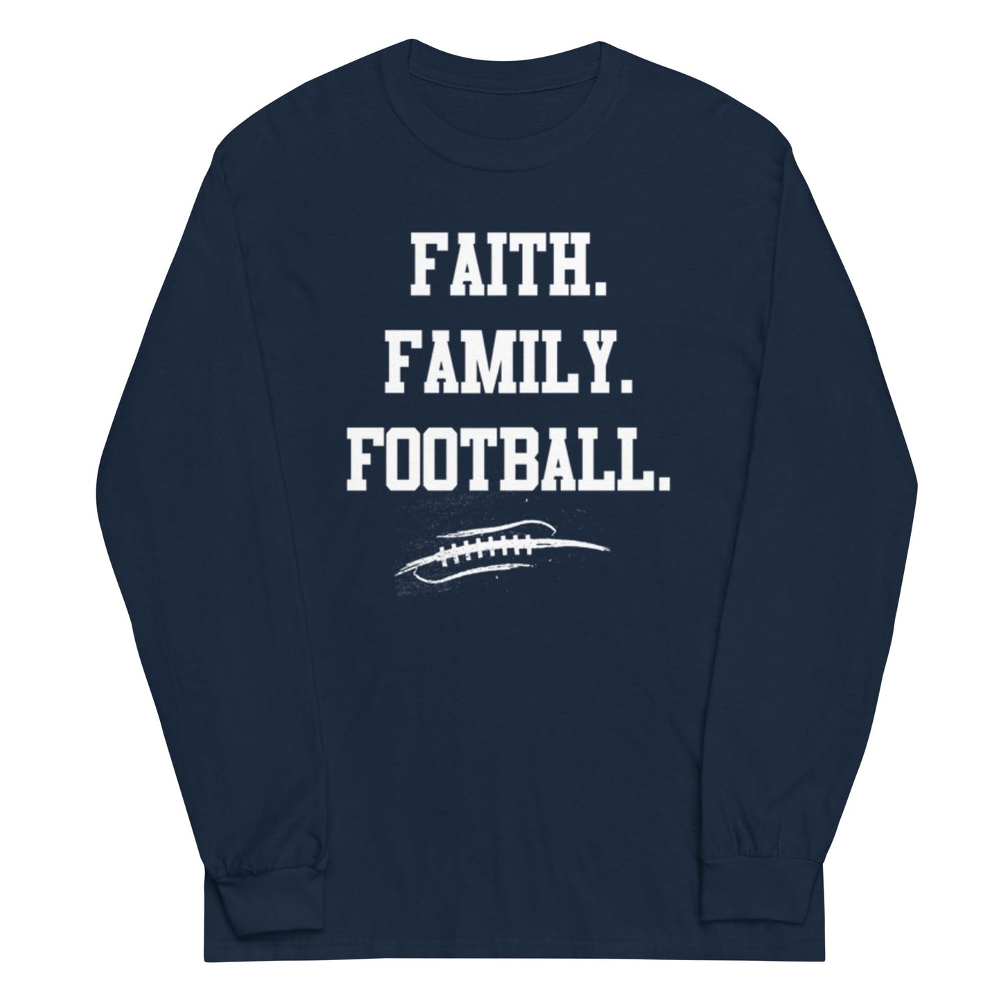 FAITH FAMILY FOOTBALL - Tall Long Sleeve T-Shirt