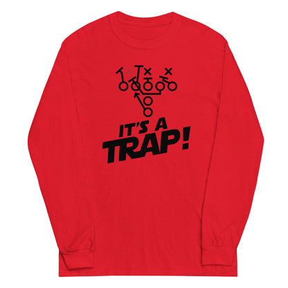 ITS A TRAP! (Black) - Tall Long Sleeve T-Shirt