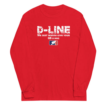 D-LINE QB HUGS - Tall Long Sleeve T-Shirt