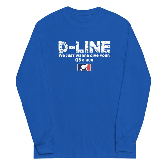 D-LINE QB HUGS - Long Sleeve T-Shirt