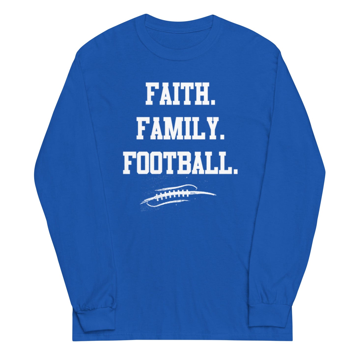 FAITH FAMILY FOOTBALL - Tall Long Sleeve T-Shirt