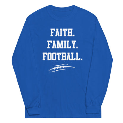 FAITH FAMILY FOOTBALL - Tall Long Sleeve T-Shirt