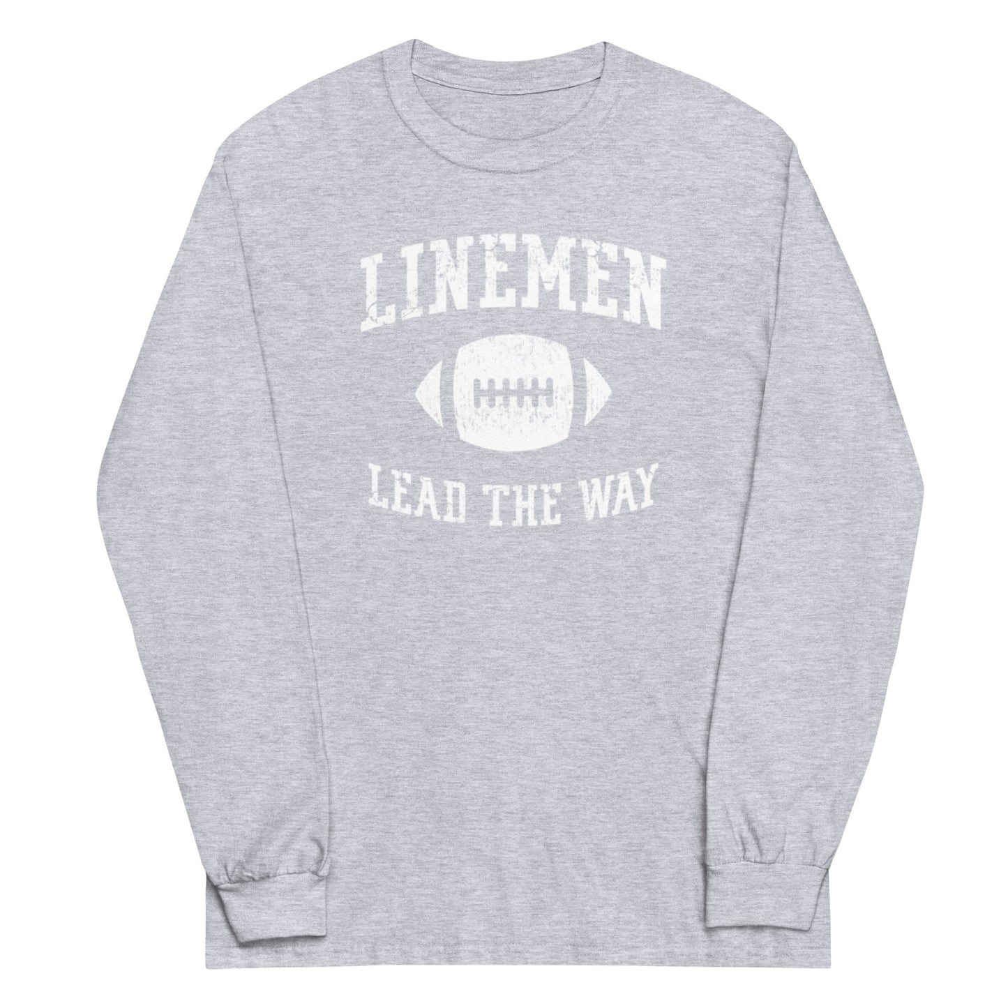 LINEMEN LEAD THE WAY - Tall Long Sleeve T-Shirt