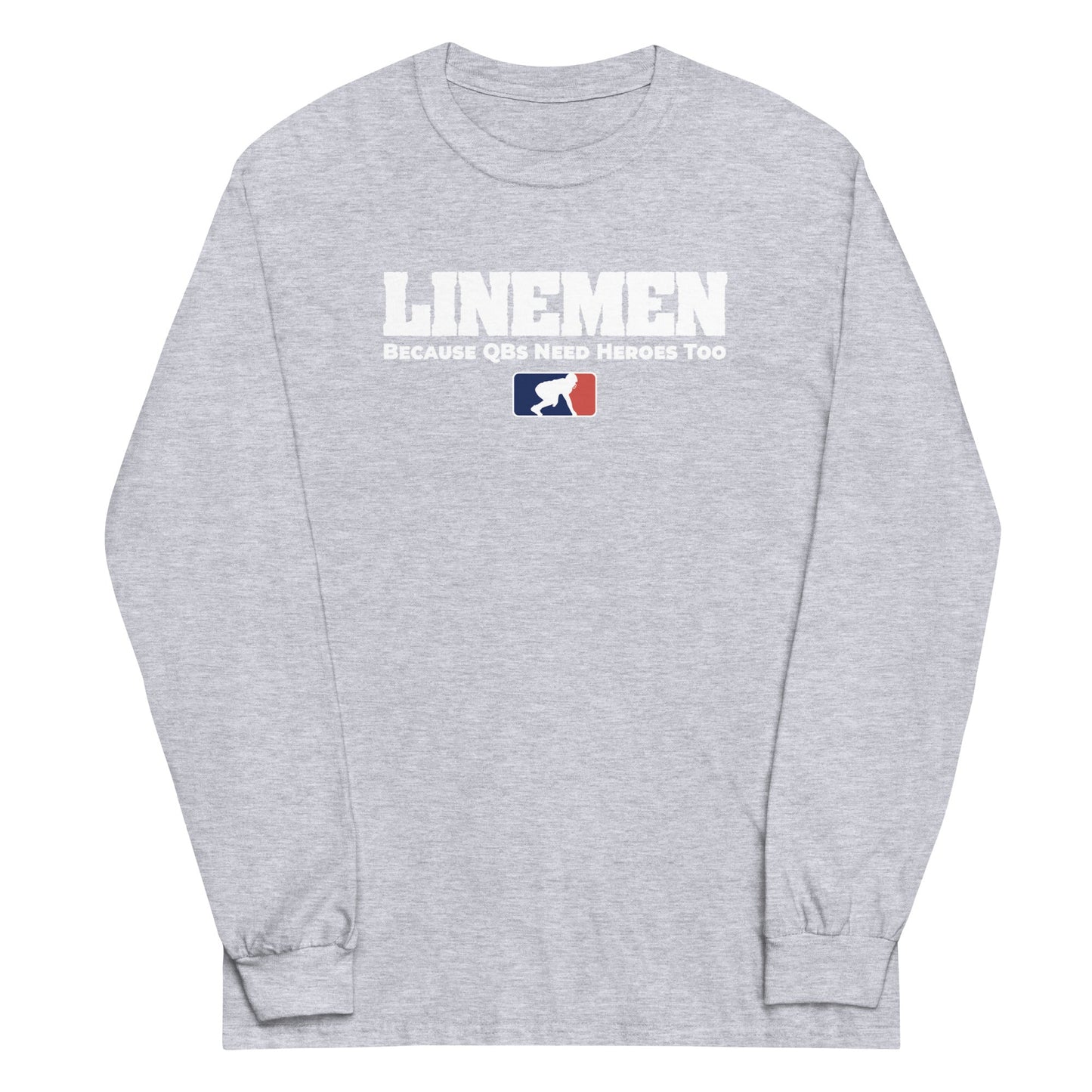 LINEMEN: QBS HEROES - Tall Long Sleeve T-Shirt