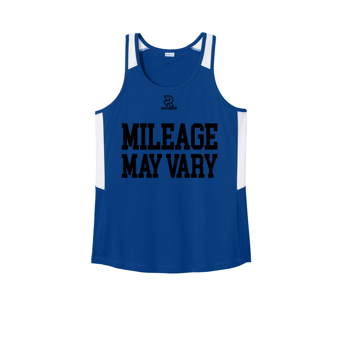 MILEAGE MAY VARY (Black) - Womens Club Track Tank
