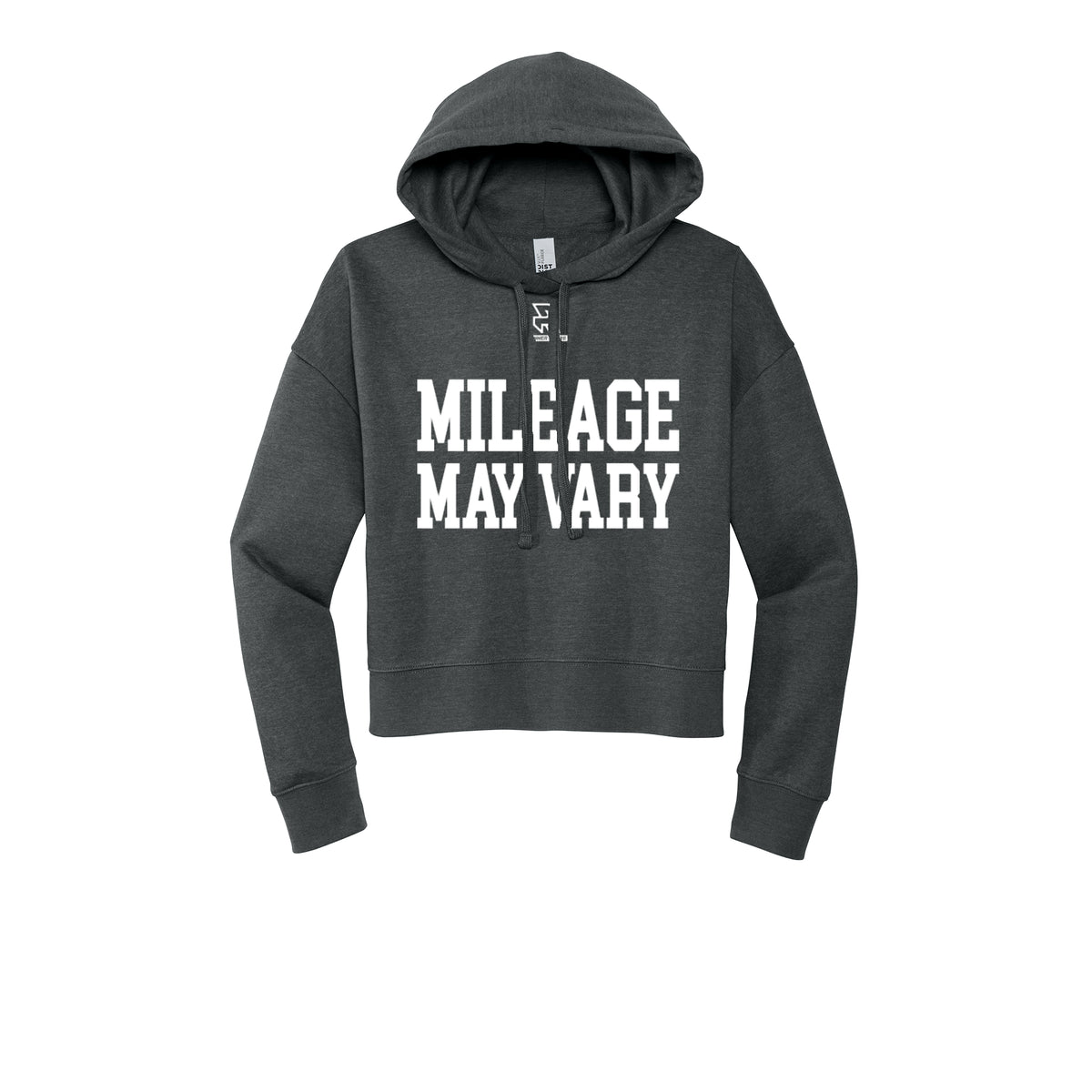 MILEAGE MAY VARY (White) - Womens Fleece Hoodie